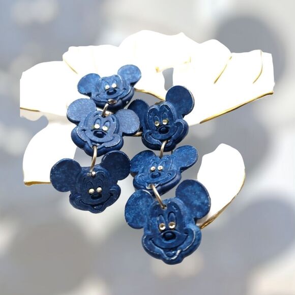 Mickey Mouse Clip-on Earrings by Jeff Lieb - Picture 3 of 4